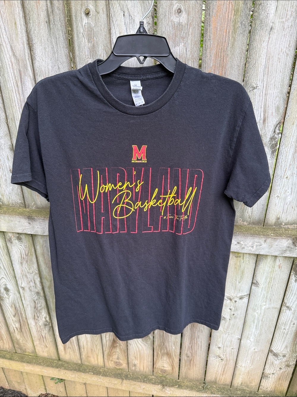 University of Maryland Women’s Basketball T-shirt Terps Terrapins M